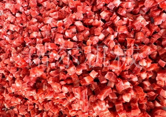Fresh meat diced case
